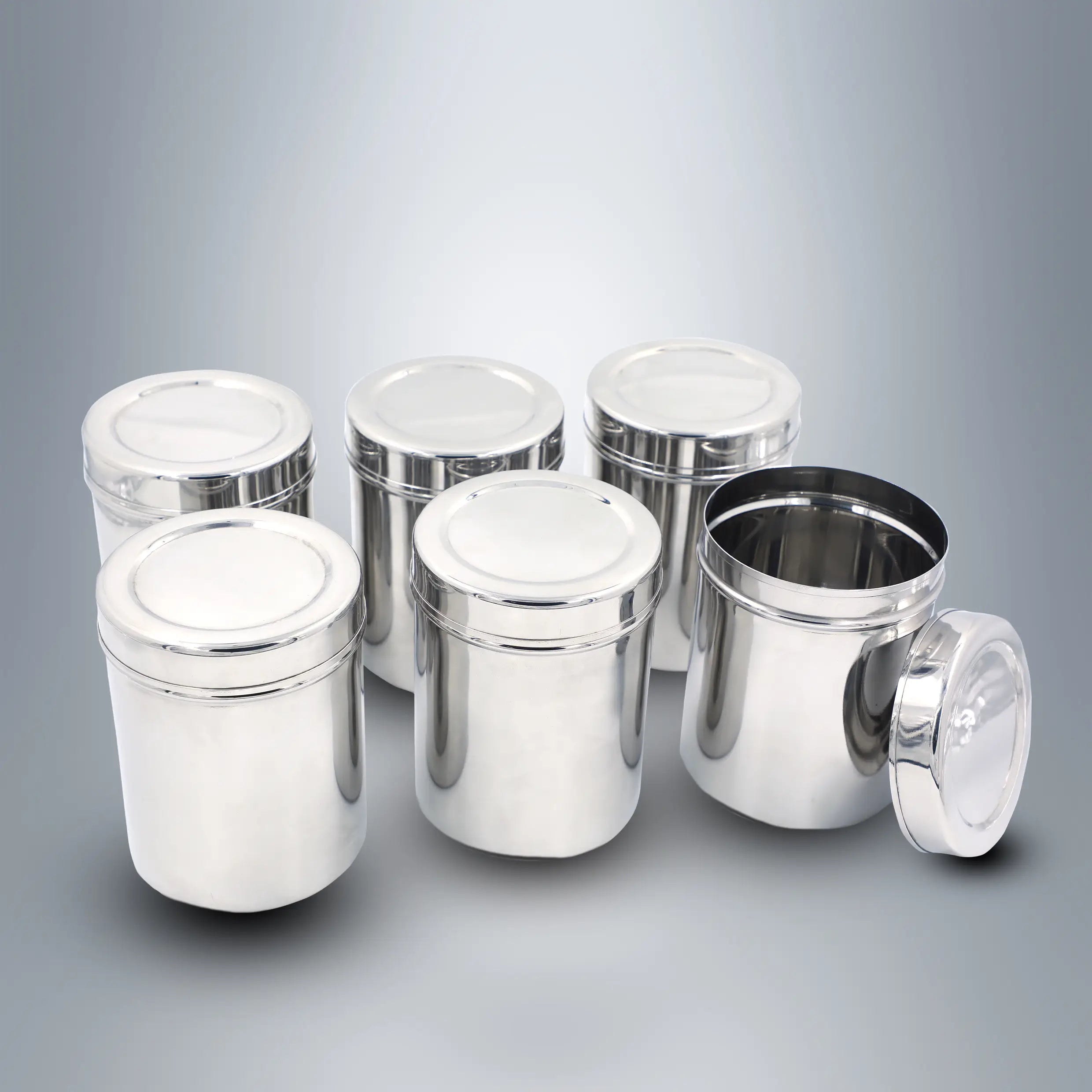 SAIL Storage Vessel with Lid – Set of 6 (750ML & 500ML)