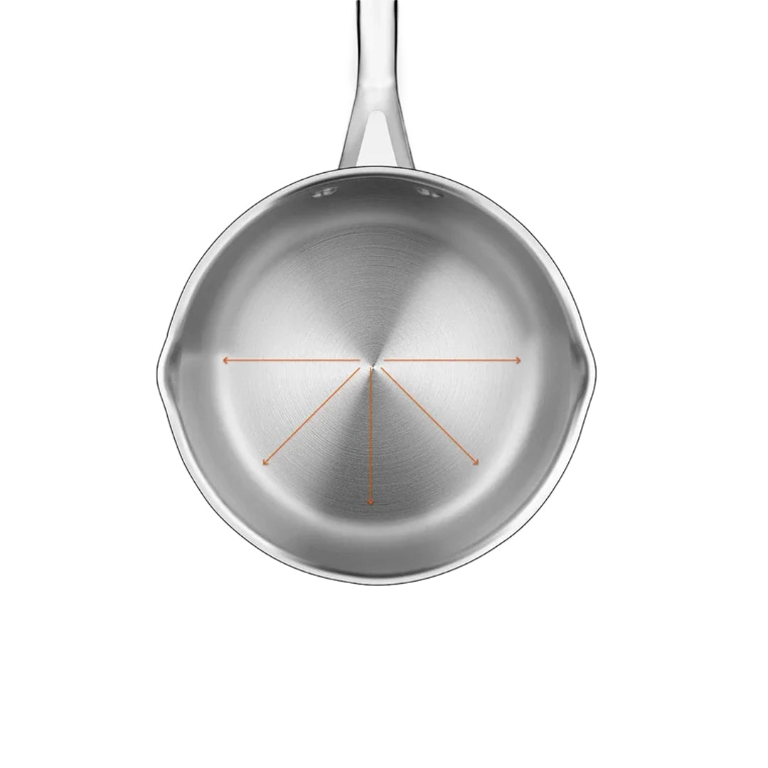 Triply Saucepan With Strainer Glass Lid