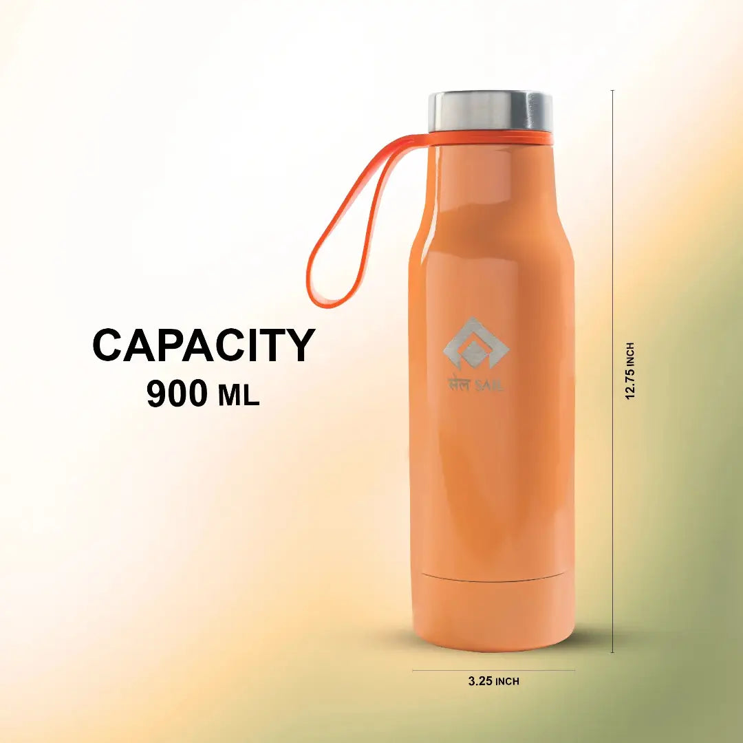 URBANVACUUMFLASK_Orange_Slide8Dimension900ml