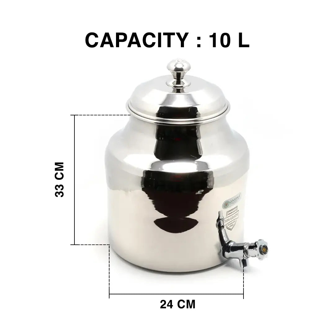 Stainless Steel Water Dispenser – 10 L