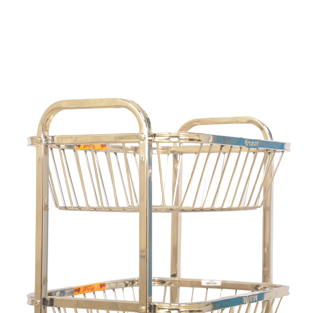 Square Veg Trolly (2 / 3 / 4 TIER – SS)