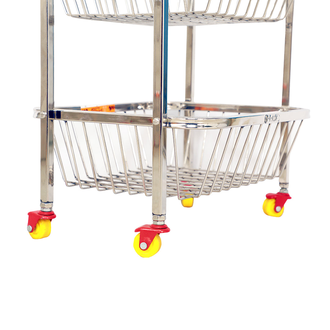 Square Veg Trolly (2 / 3 / 4 TIER – SS)
